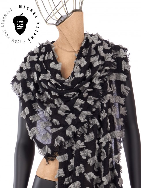 Палантин Унисекс CutT.W100_24DMW-11.2/BL